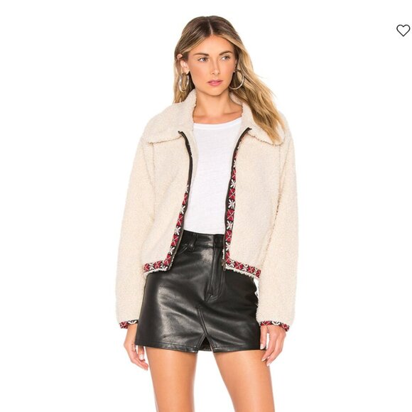 THE GREAT. Jackets & Blazers - The Great The Faux Sherpa Shepherd Coat